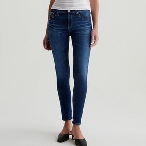 AG Adriano Goldschmied| Chic Dark Blue Legging Super Skinny Jeans Sz 24